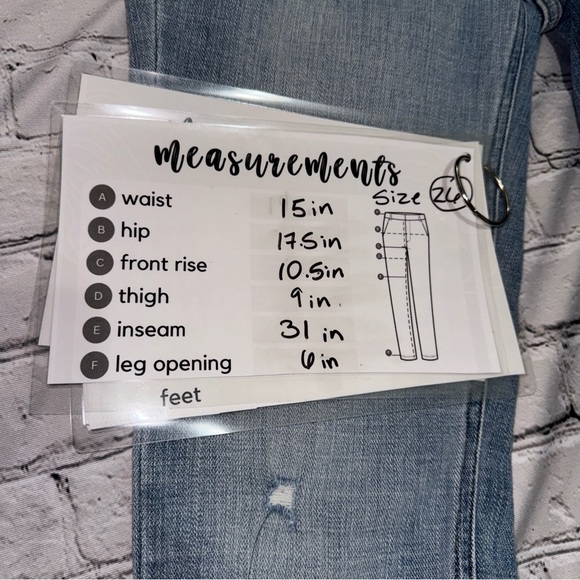 Cosmic Blue Love Jean & Straight Light Wash Blue Women's Size 26 - Picture 13 of 13